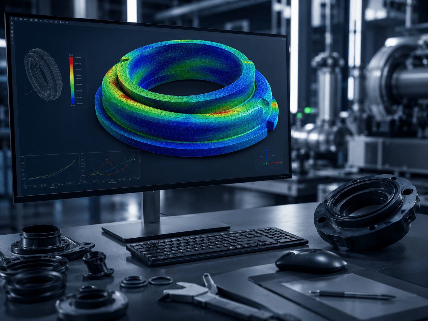 Finite element analysis engineering simulation